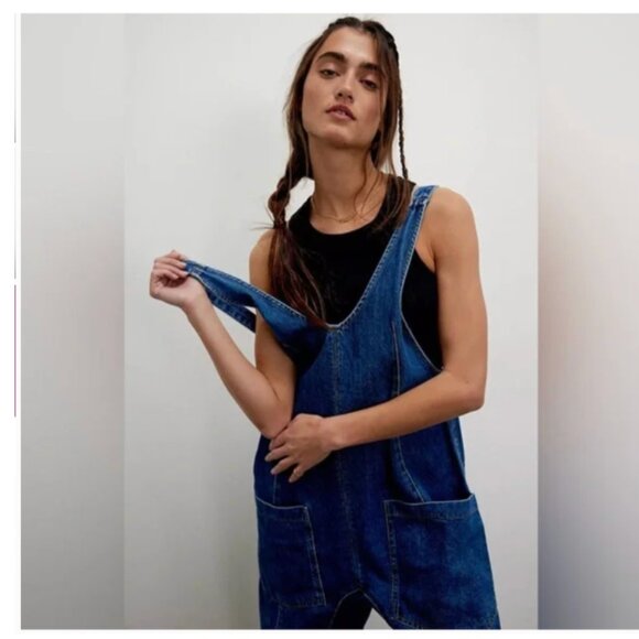 Free People We The Free High Roller Jumpsuit - Picture 2 of 5